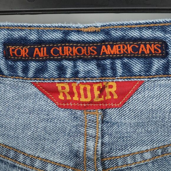 Agolde Jeans Womens 26 Waist Blue Cotton Denim Crop Customized Patchwork AG - Picture 5 of 16